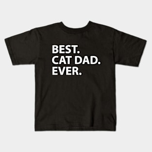 Best cat dad Kids T-Shirt